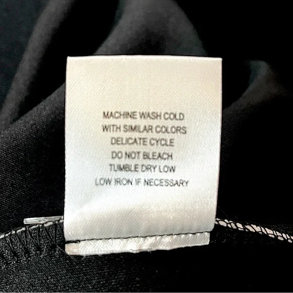 Nina Leonard Tummy Smoothing Pants Black White Pinstripe PETITE Size 3X New! - Picture 5 of 9